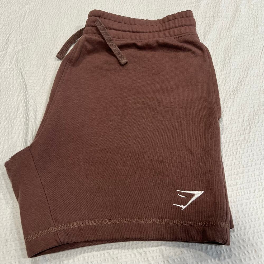 Gymshark brown shorts for men size M